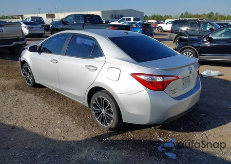 2016 Toyota Corolla S Plus z USA, uszkodzony, nr VIN 5YFBURHE5GP471028